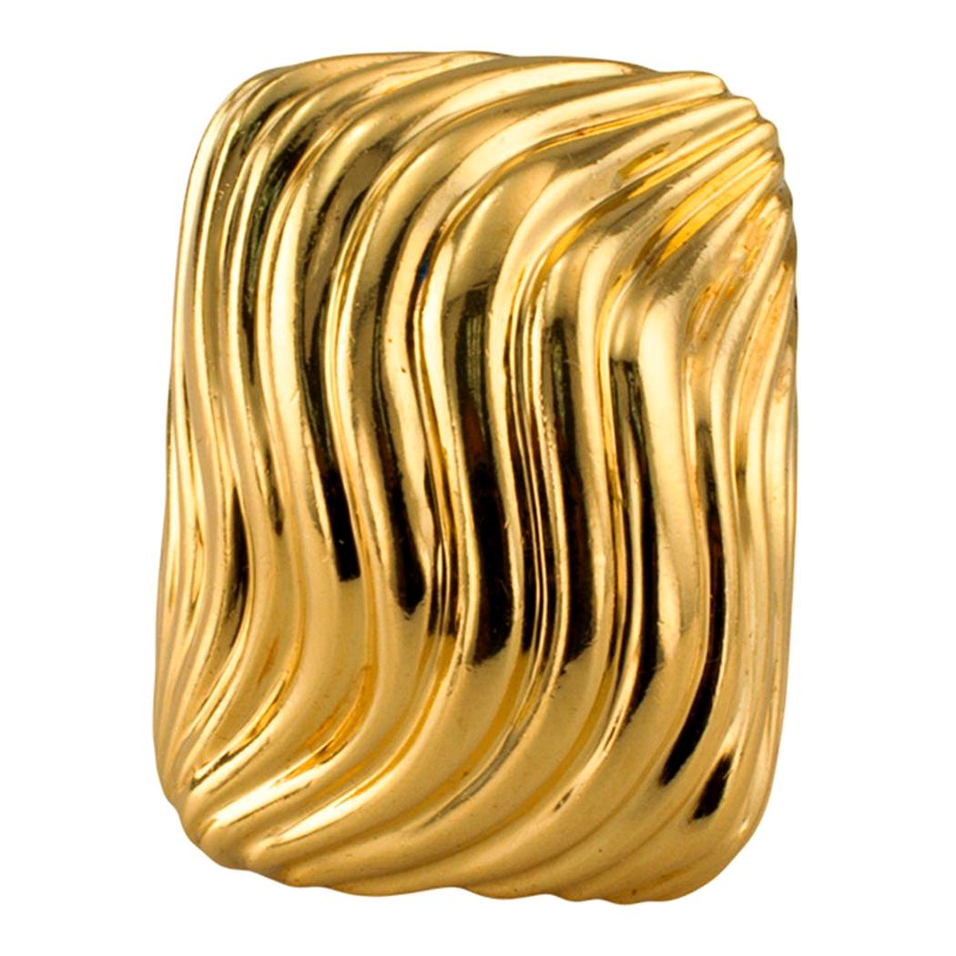 Chunky Yellow  Gold Ring