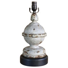 Chunky Iron Table Lamp of Simple Industrial Feel