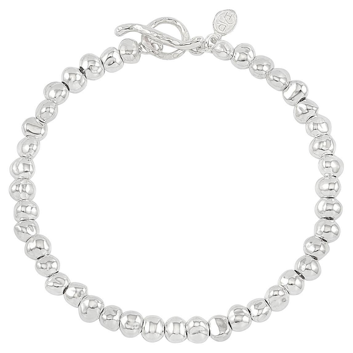 Chunky Signature Nugget Bracelet In Sterling Silver