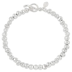 Chunky Signature Nugget Bracelet In Sterling Silver