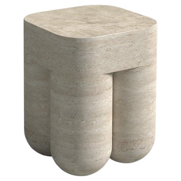 Tabouret et table d'appoint Chunky