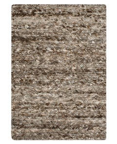 Chunky Sumac Natural Black Flatweave Rug by Knots Rugs