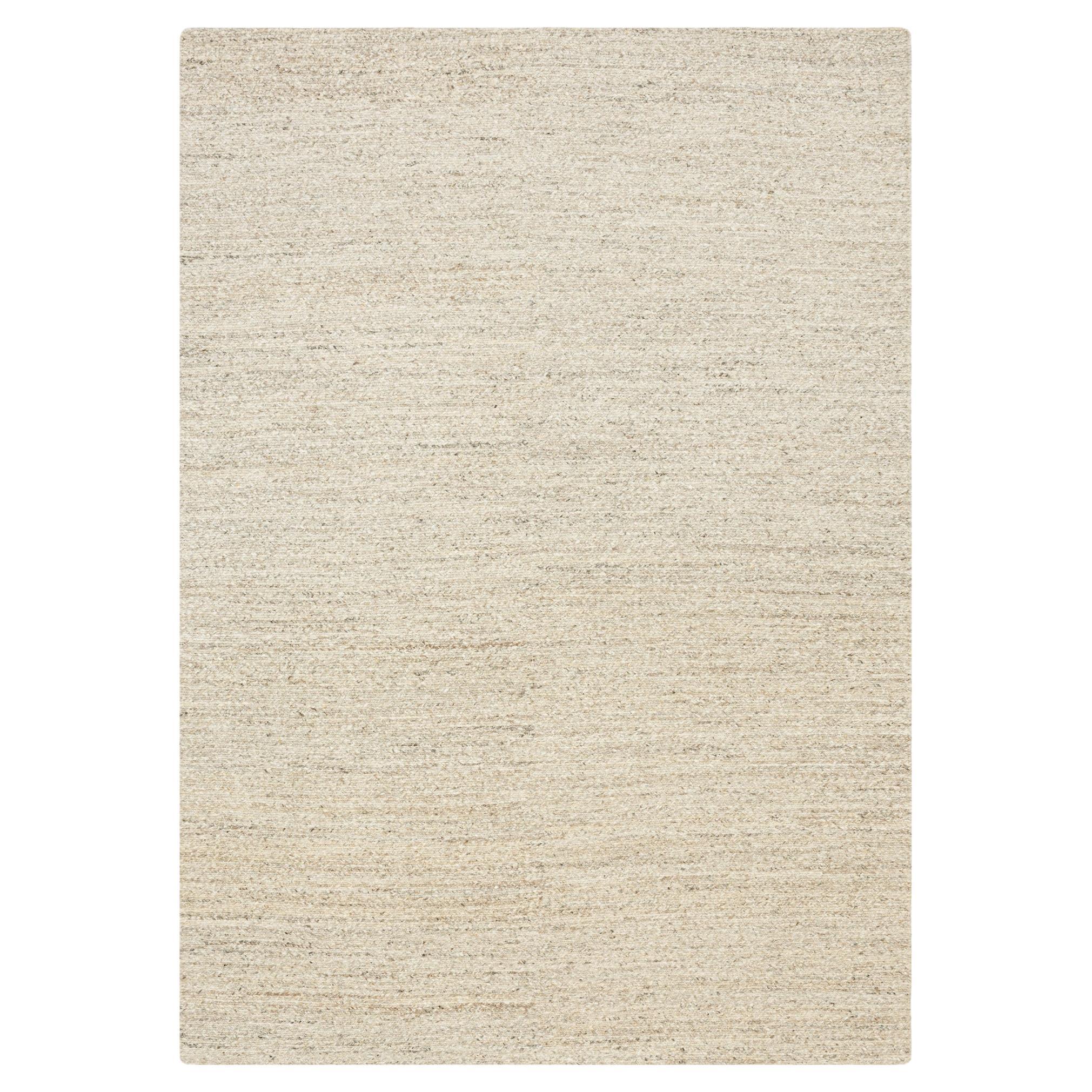 Chunky Sumac Natural Brown Flatweave Rug by Knots Rugs For Sale