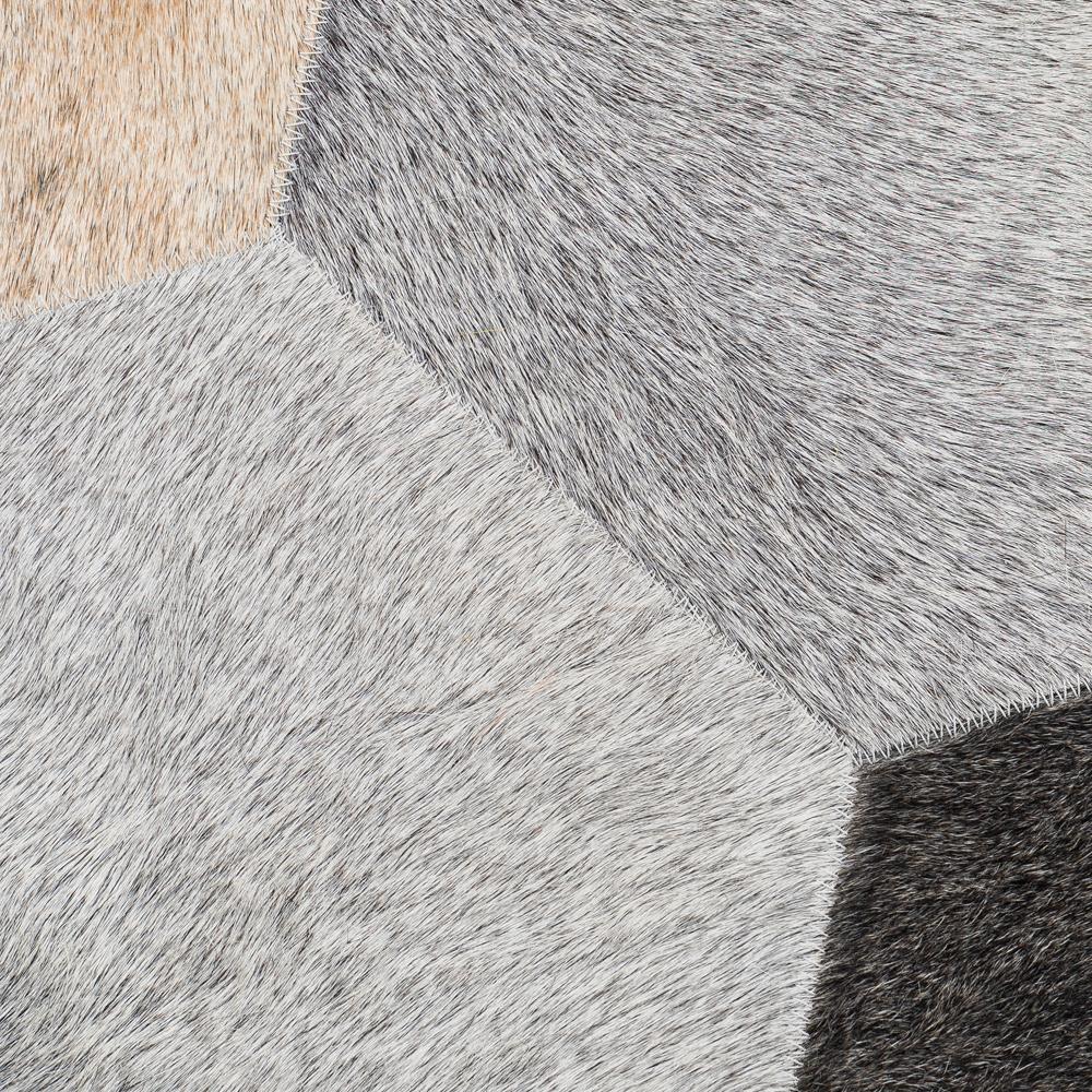 Art Déco Chunky Tiles Llamativo Runner in pelle di mucca X-Large in vendita