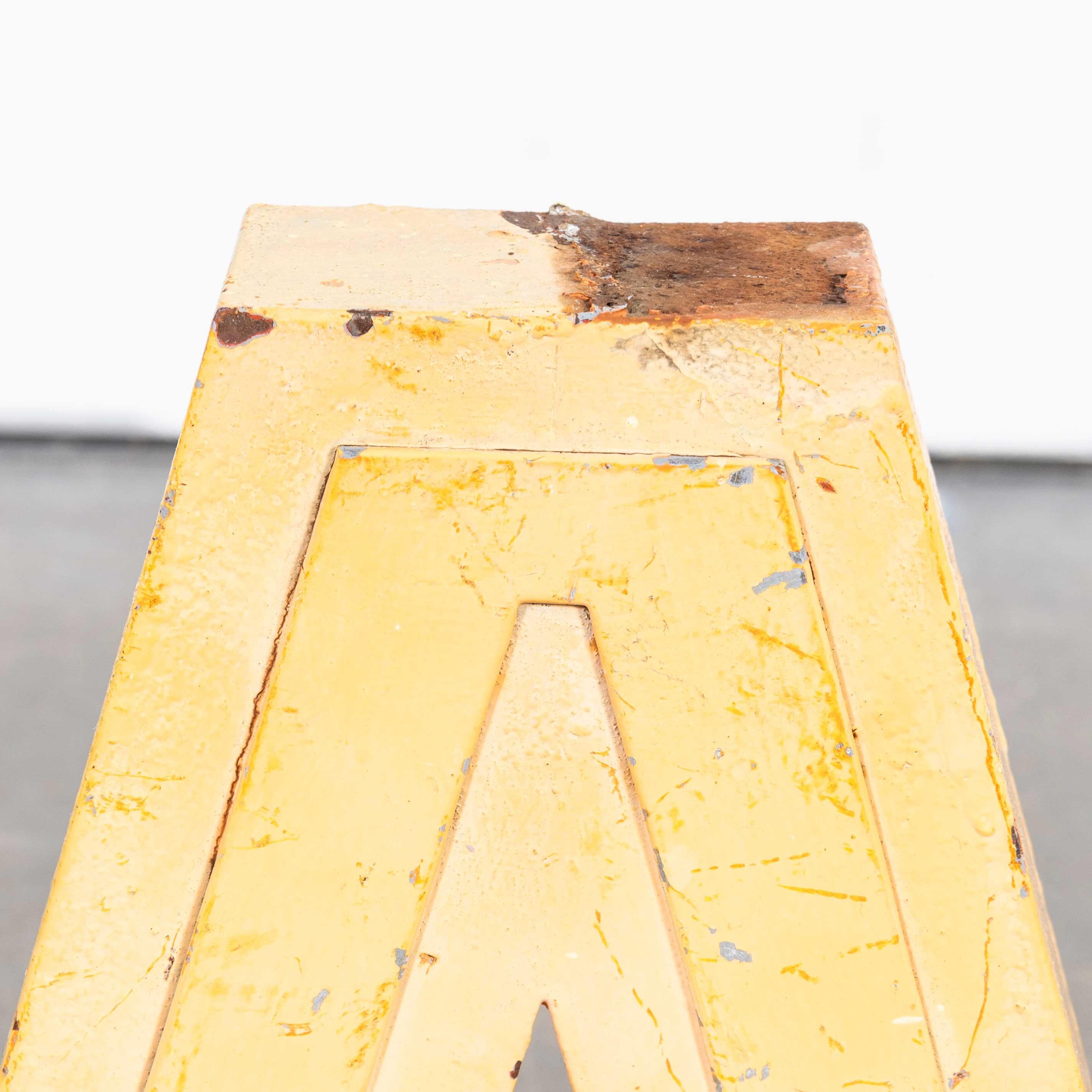 Chunky Vintage French Signage Letter – Medium A
Chunky Vintage French Signage Letter . Chunky and heavy weight signage letter with lovely faded paint. Dimensions 7x30x26 LHW all cm.

WORKSHOP REPORT
Our workshop team inspect every product and carry