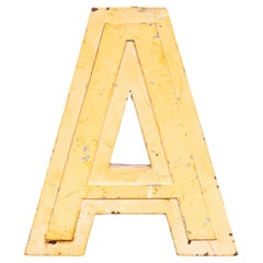 Chunky Vintage French Signage Letter - Medium A