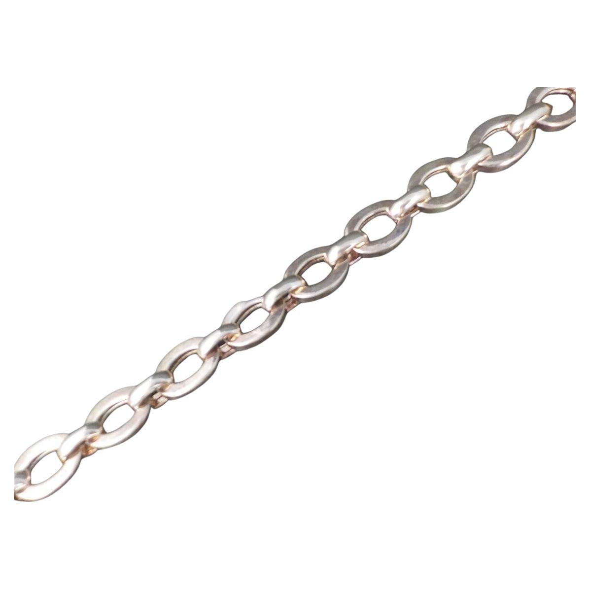 Bracelet Vintage Italien en Sterling 8.25 Inches