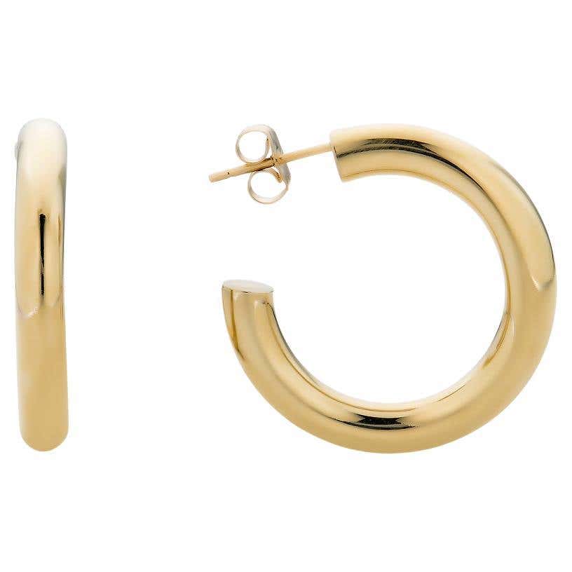 Pure gold hoops Outlet