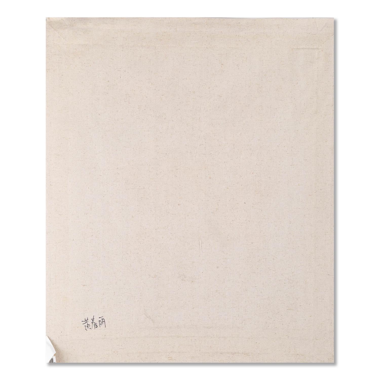Chunli Huang, Blumengemälde, Original, Öl auf Leinwand, „Blumenblüten in Rosa und Weiß“, Chunli Huang im Angebot 7