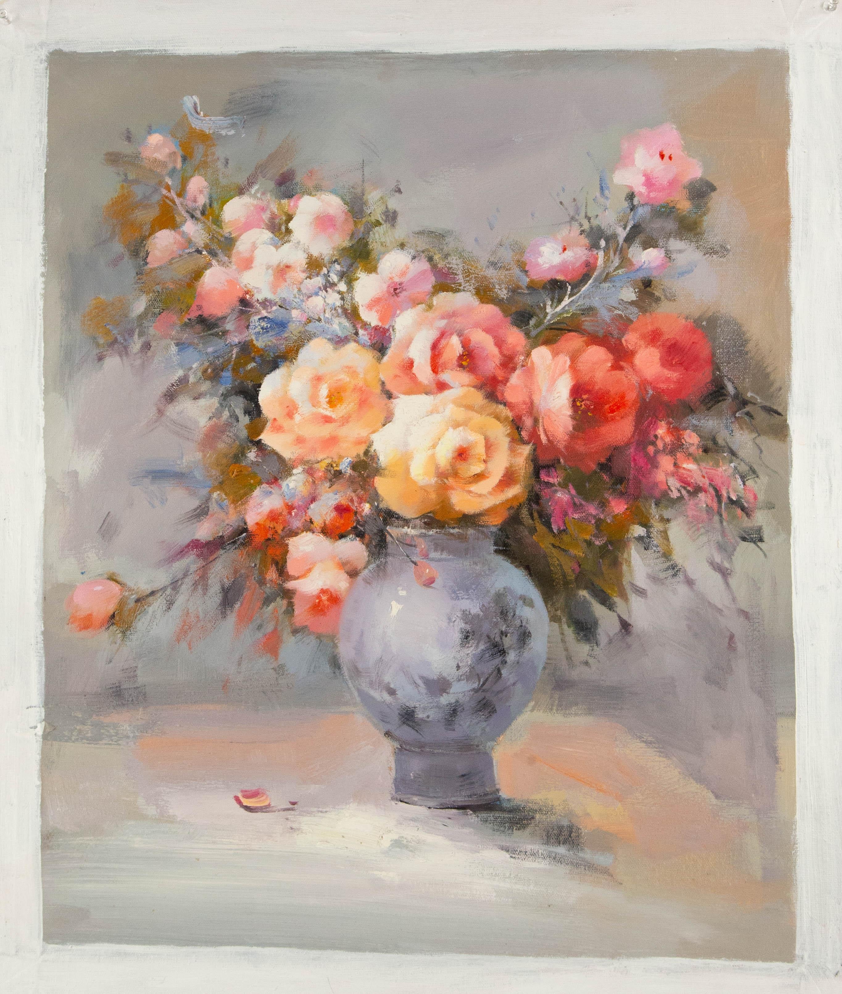 ChunLi Huang Nature morte originale Huile sur toile 