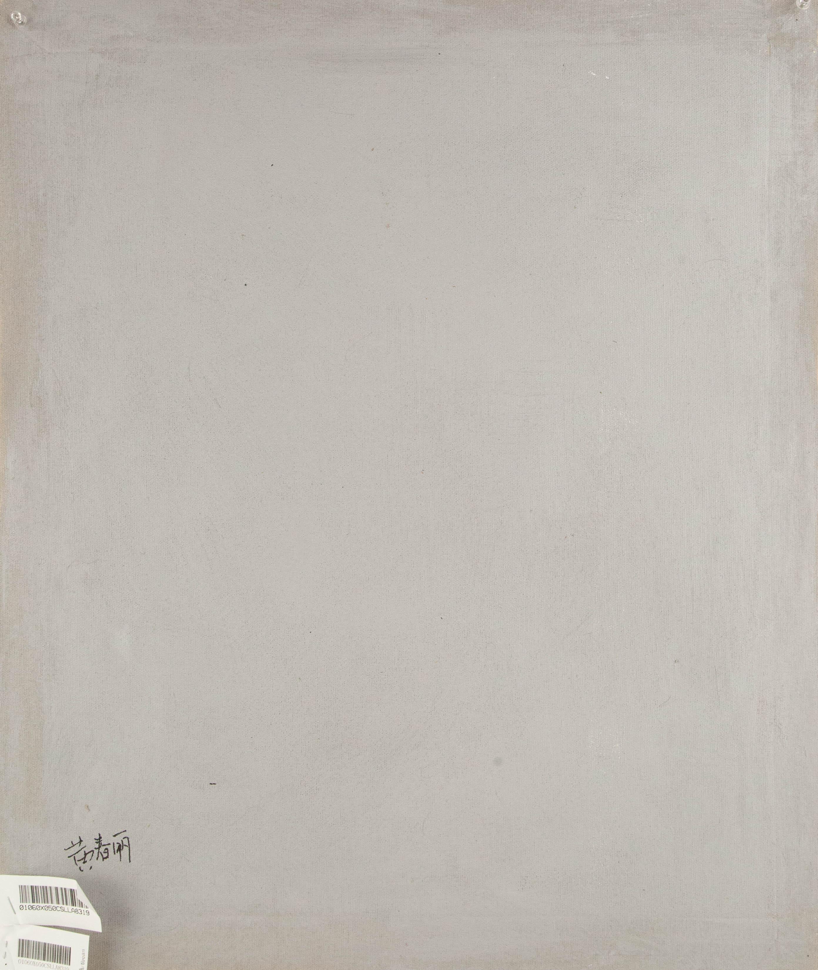 ChunLi Huang Stillleben Original Ölgemälde auf Leinwand „Blooming Beauty IIII“ im Angebot 6