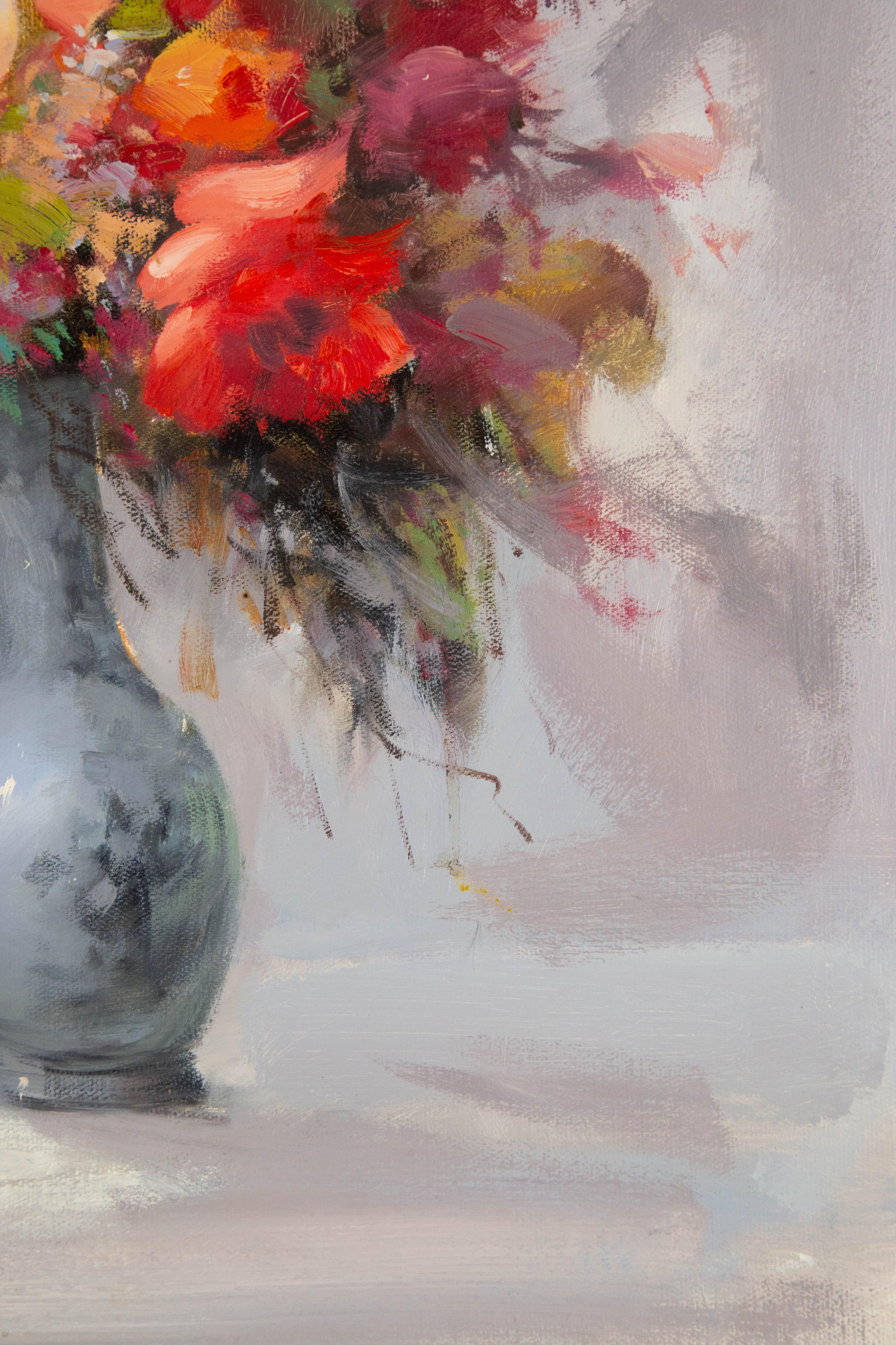 ChunLi Huang Still Life Original Oil On Canvas 