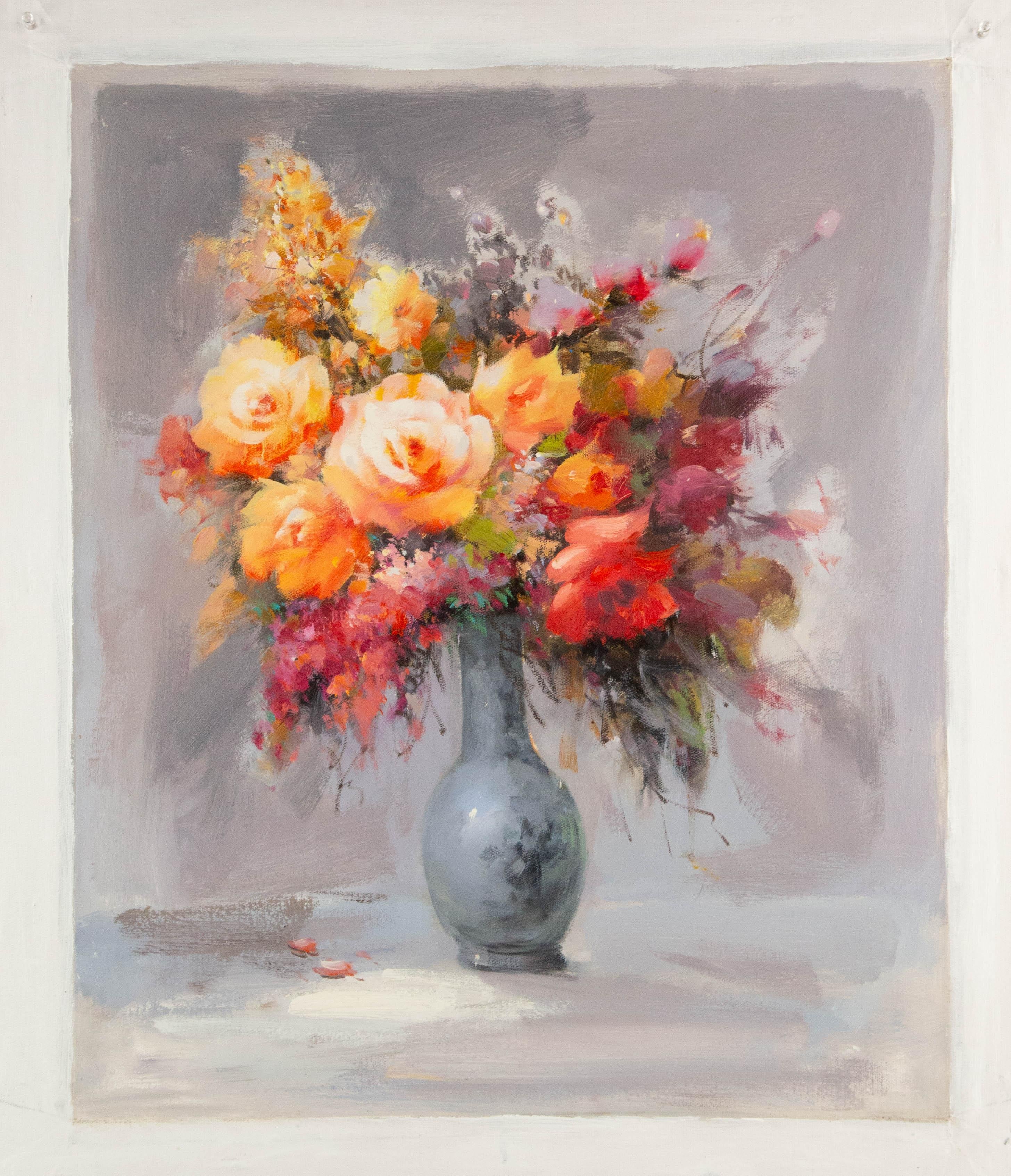 ChunLi Huang Still Life Original Oil On Canvas 