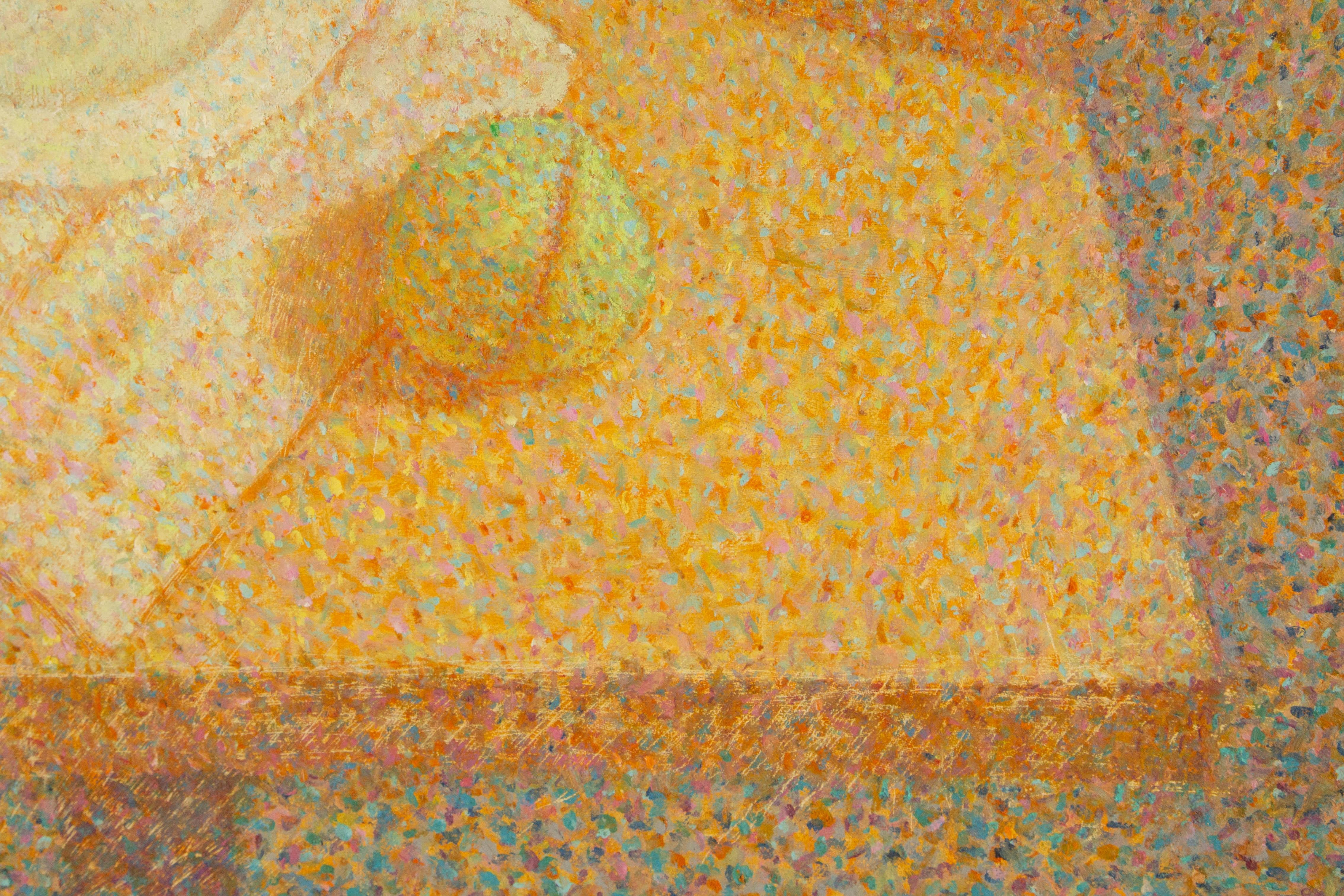 Chunlong Zhang Stillleben Original Ölgemälde auf Leinwand „Früchte und Licht II“ im Angebot 4