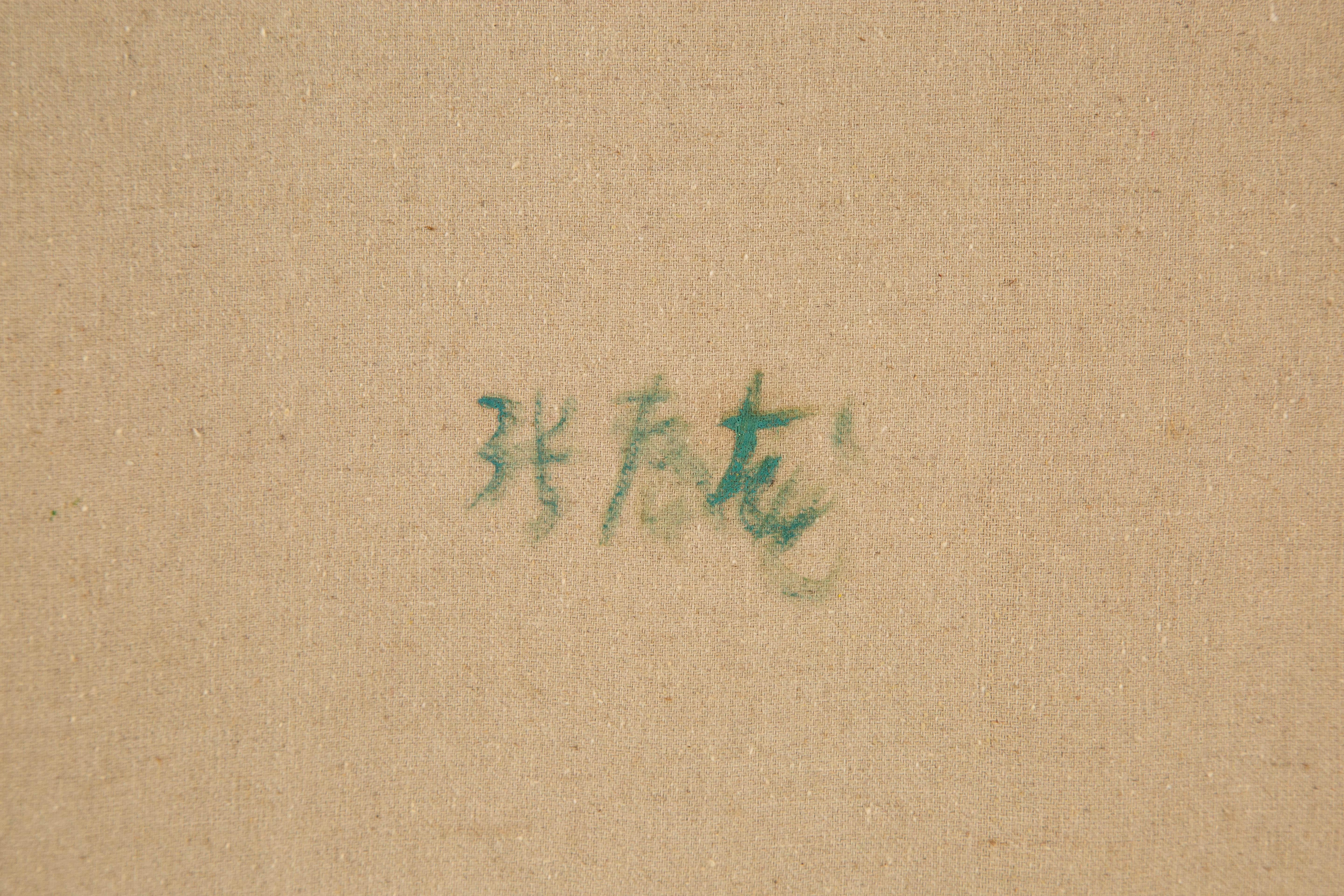 Chunlong Zhang Stillleben Original Ölgemälde auf Leinwand „Früchte und Licht II“ im Angebot 7