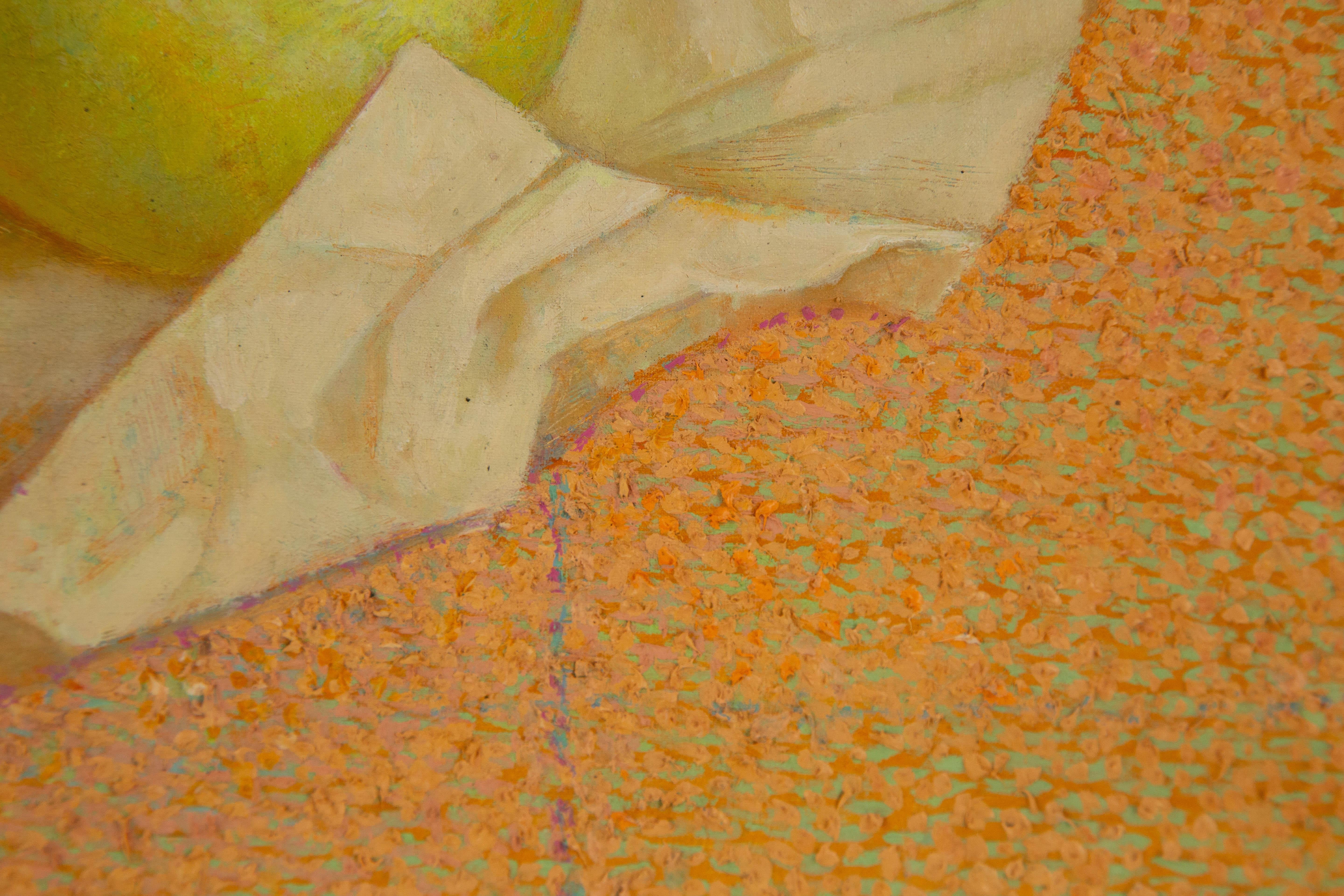 Chunlong Zhang Still Life Original Oil On Canvas 