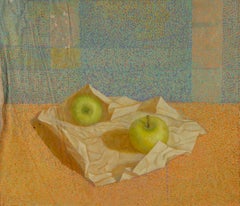 Chunlong Zhang Stillleben Original Ölgemälde auf Leinwand „Früchte VI“