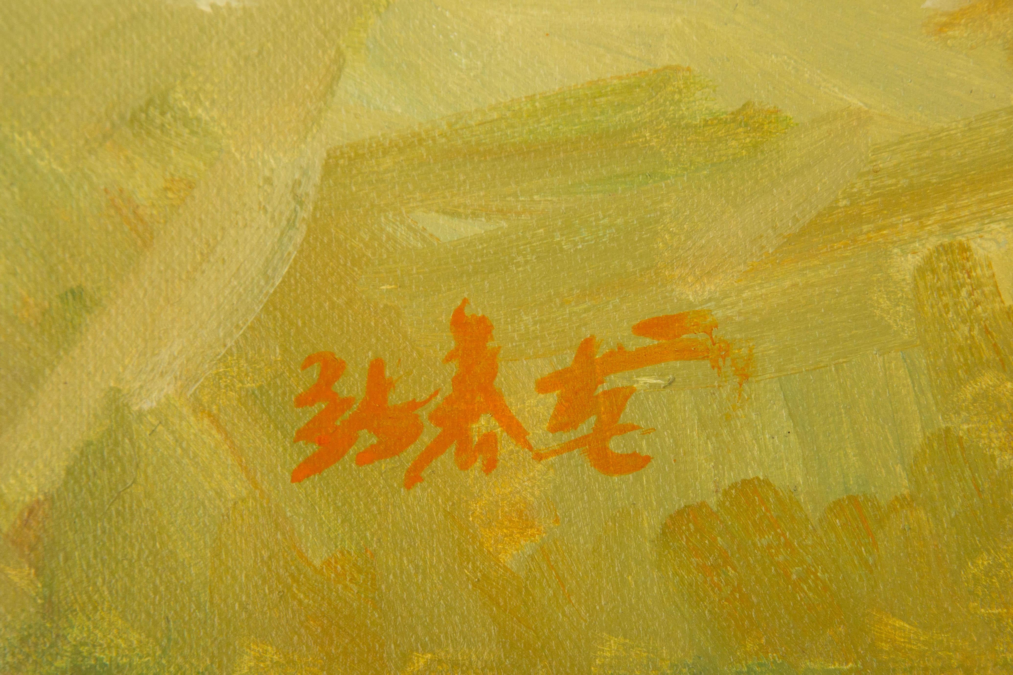 Chunlong Zhang Stillleben Original Öl auf Leinwand „Vegetable II“ im Angebot 6