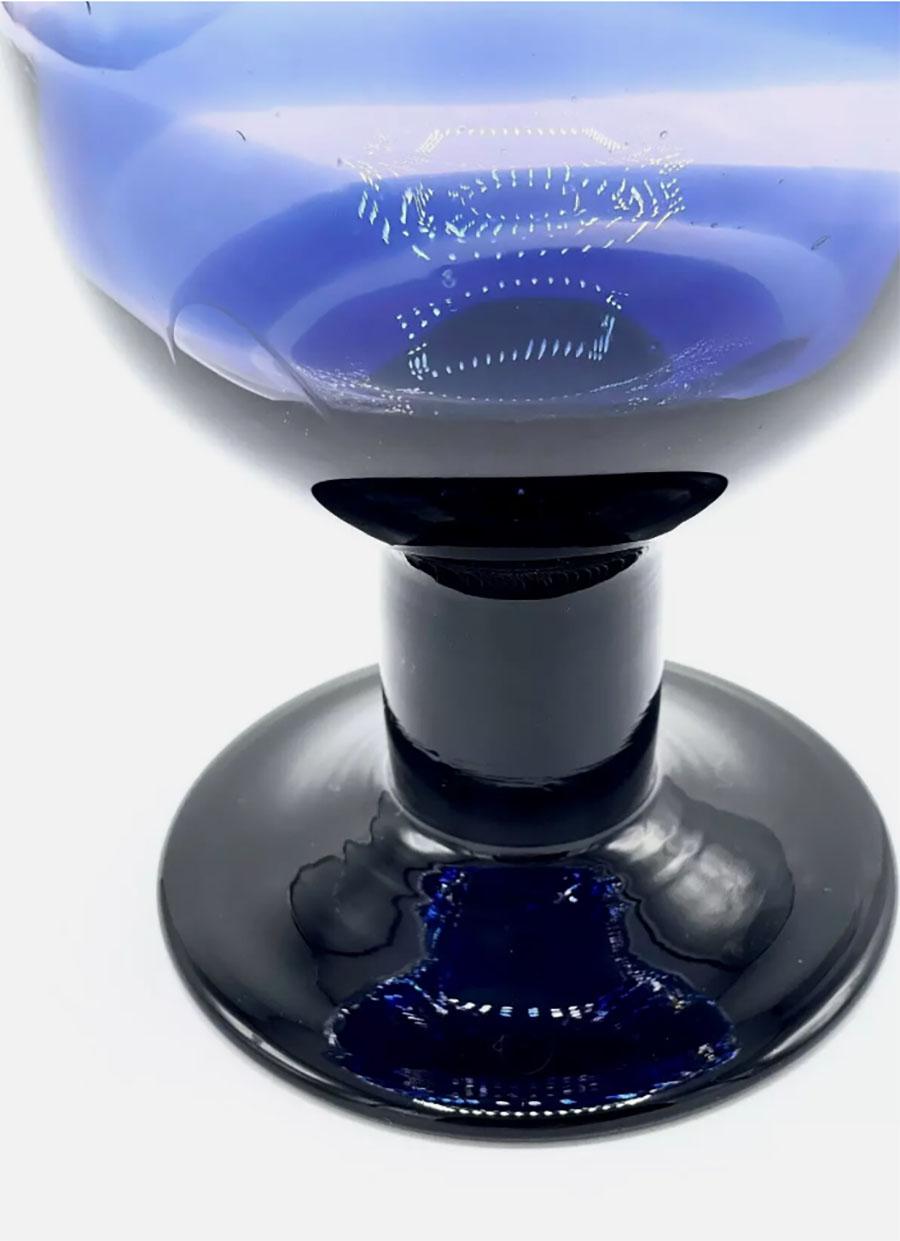 Postmoderno Vaso di vetro cinetico psichedelico Churba in vendita