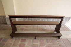 Church Antique Prayer Bench