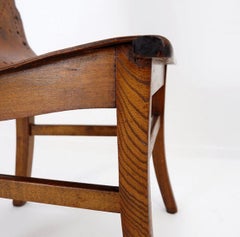 Church Chairs with perforated plywood, 1920s