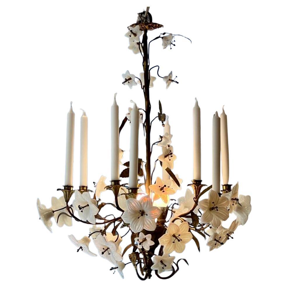 Lustre d'église Lillies, début des années 1900
