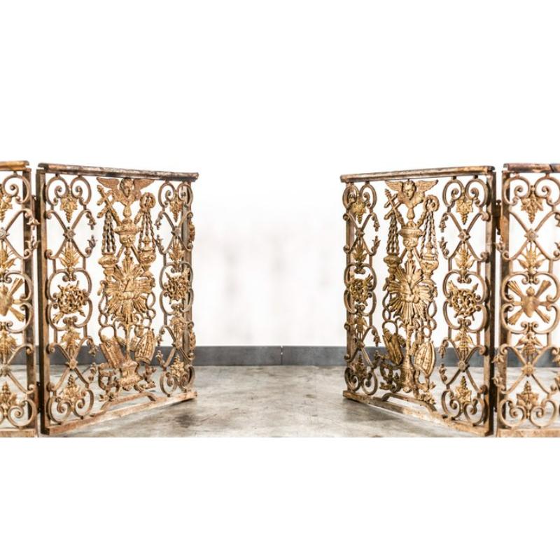 Church Choir Barrier, 19th Century

Vintage Design
Authentic religious barrier set, early nineteenth century, exceptional work.

Additional information:
Materials: Cast Iron, Wood
Color: Gold
Design Period: Before 1890
Year: 1850
Country of