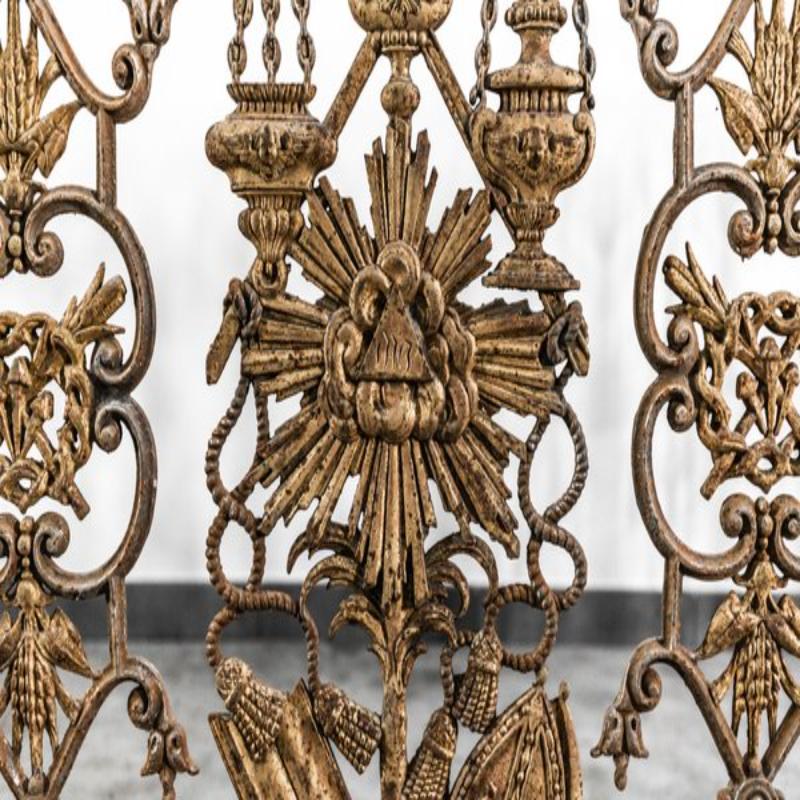 Church Choir Barrier, 19th Century For Sale 1