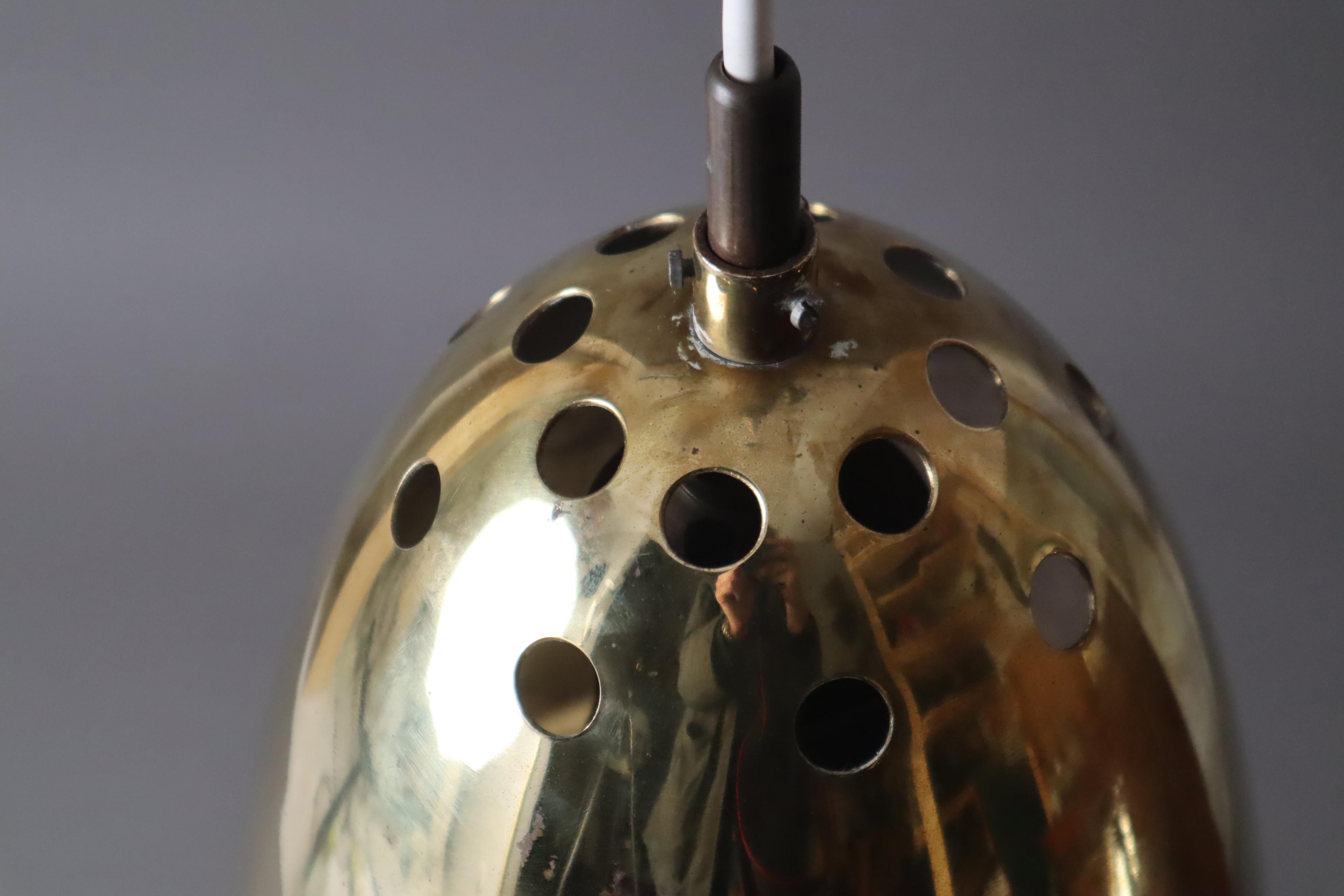 Church Cone Light in Brass, Germany 1950s For Sale 8