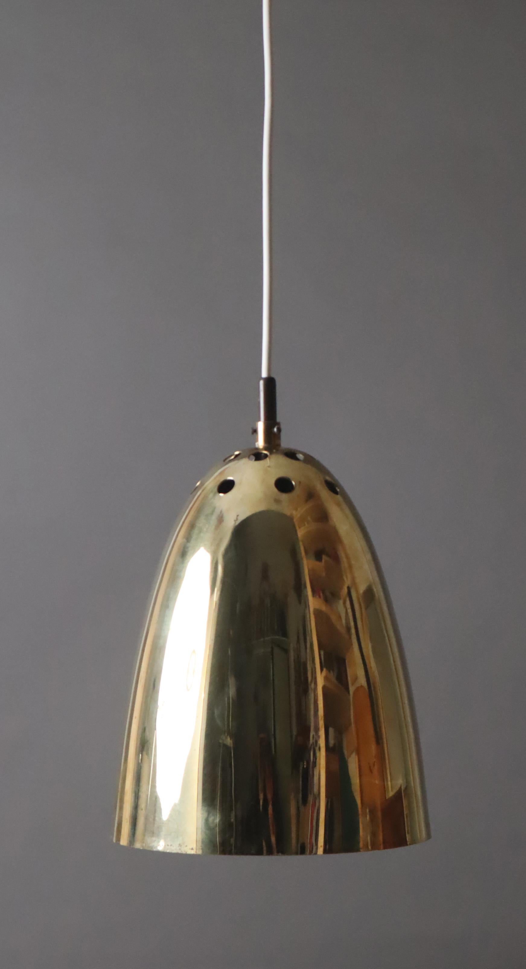 Church Cone Light in Brass, Germany 1950s For Sale 10