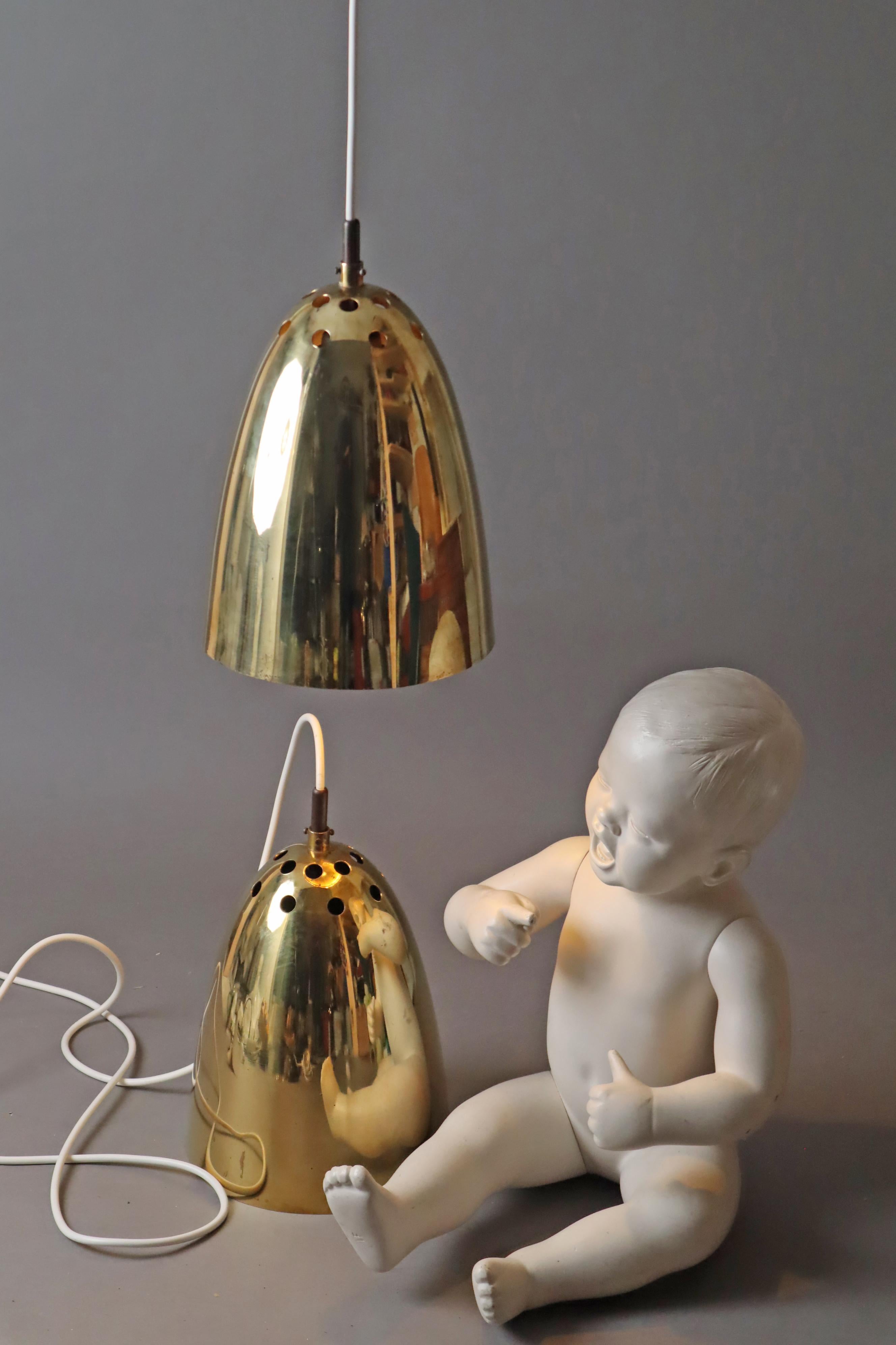 Church Cone Light in Brass, Germany 1950s For Sale 13
