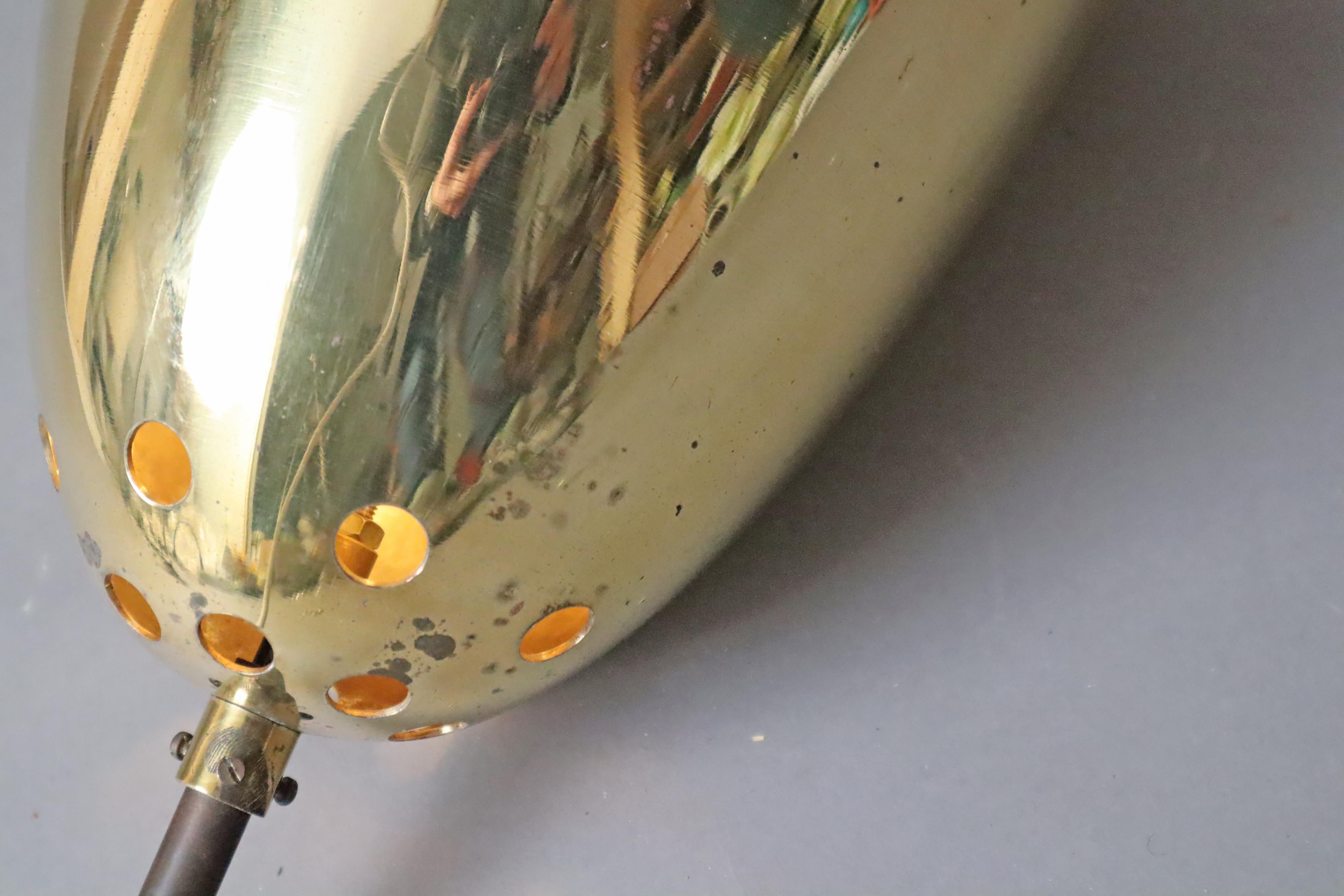 Church Cone Light in Brass, Germany 1950s For Sale 3