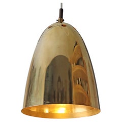Church Cone Light in Brass, Germany 1950s