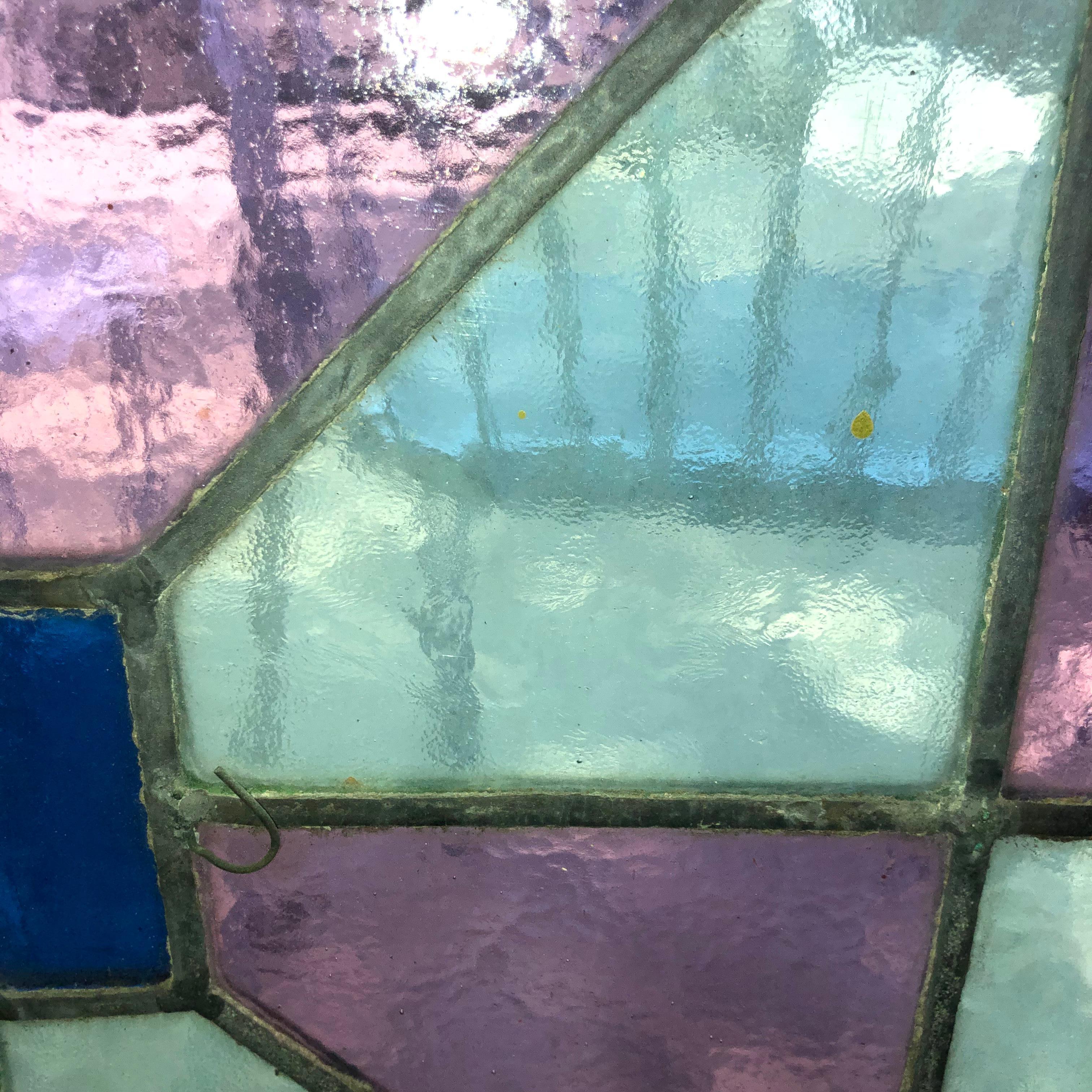 XX secolo Finestra di vetro della chiesa 32