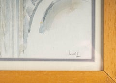 Church Interior with an Angel