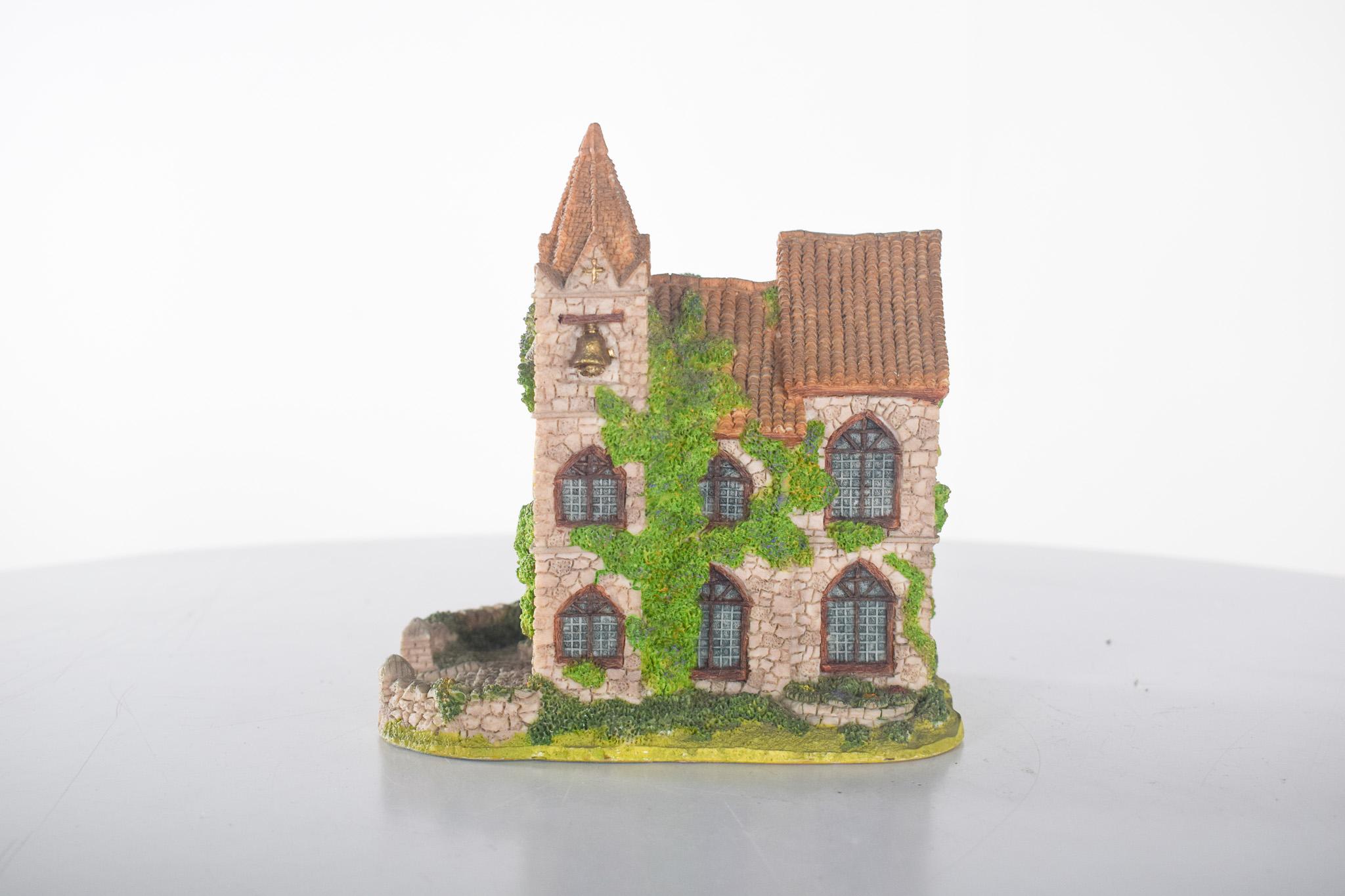 Modern Church-Shaped Decorative Clock For Sale