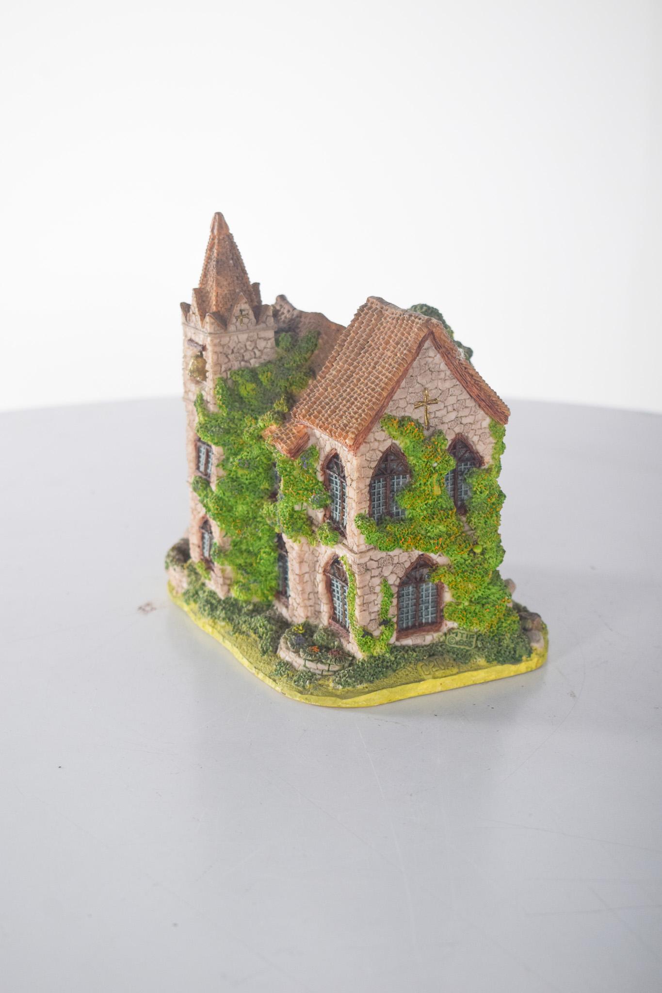 French Church-Shaped Decorative Clock For Sale