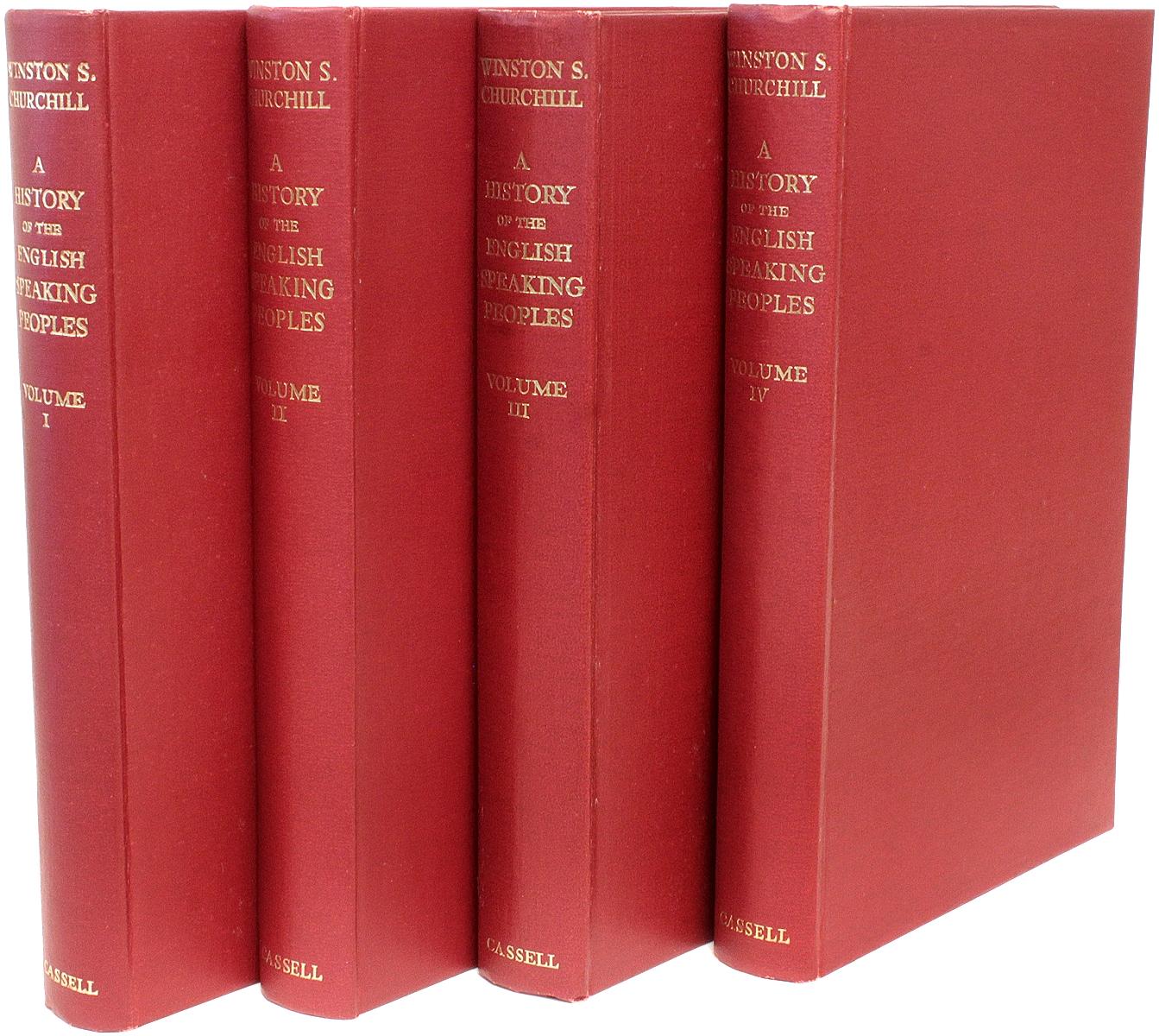 British Churchill, History of the English-Speaking Peoples, 4 Vols. All First Editions