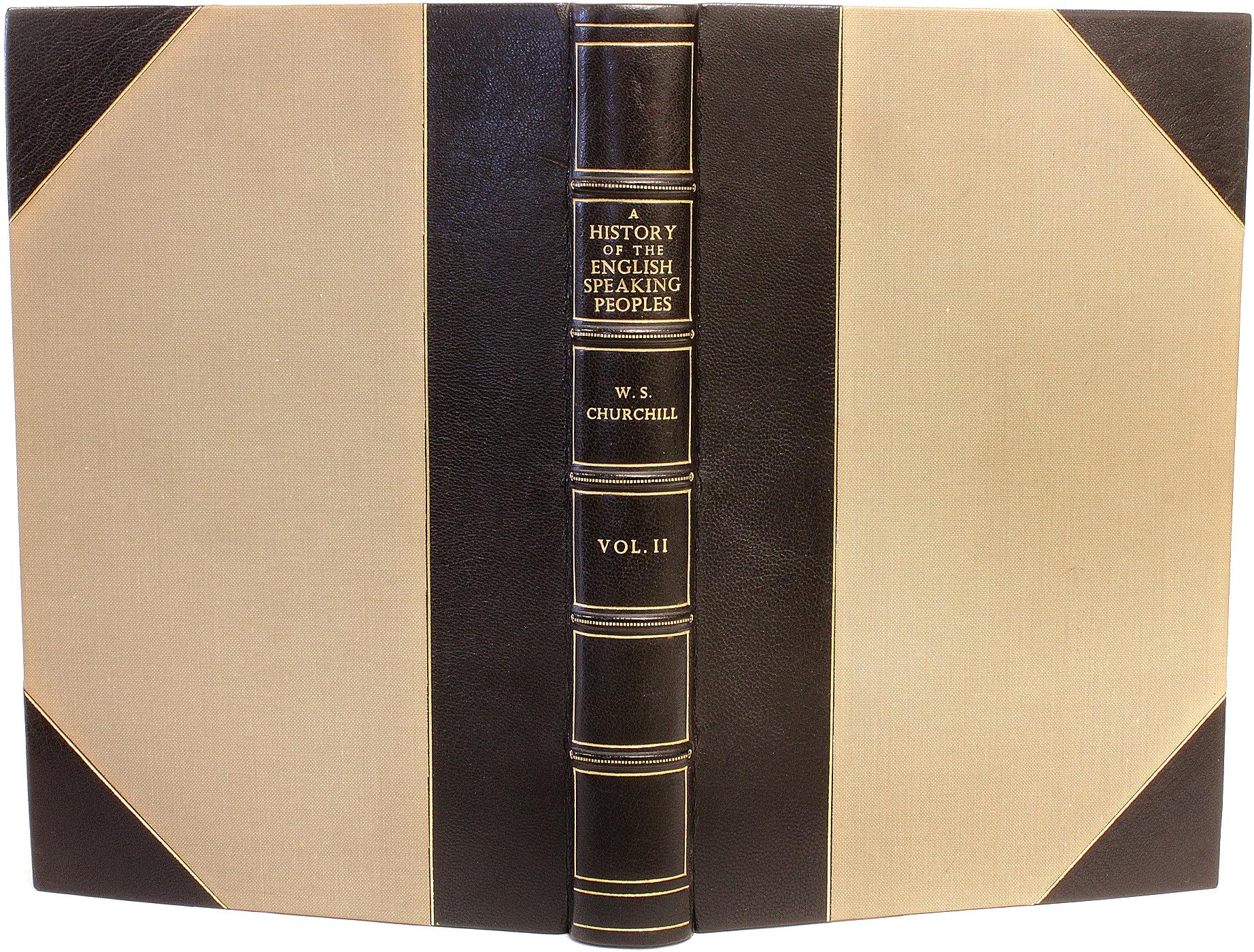 Britannique CHURCHILL. History of The English-Speaking Peoples - Toutes les premières éditions - 1956-8 en vente