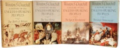 CHURCHILL. History of The English Speaking Peoples - ALL FIRST EDITIONS - 4 vols
