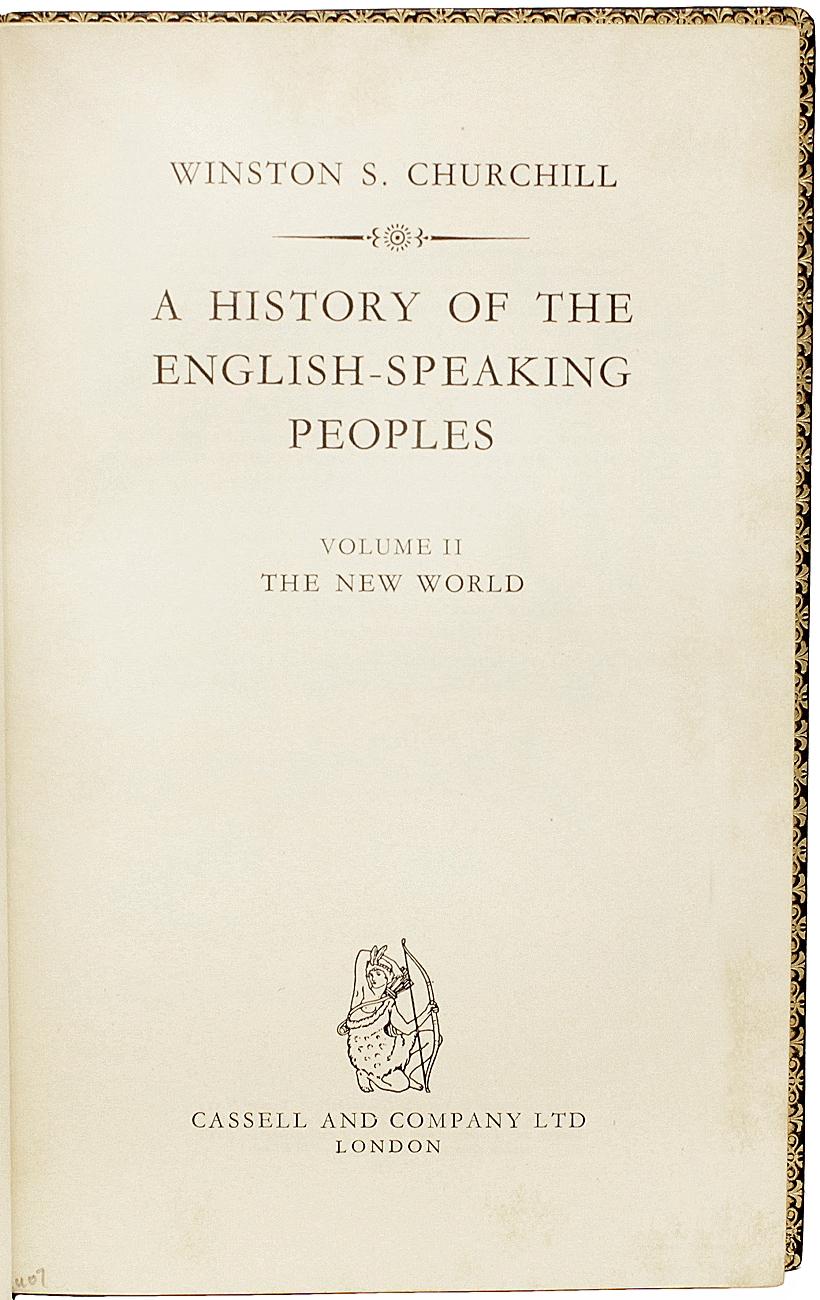 CHURCHILL. History of The English Speaking Peoples - Alle Erstausgaben. 4 Bände im Zustand „Gut“ im Angebot in Hillsborough, NJ