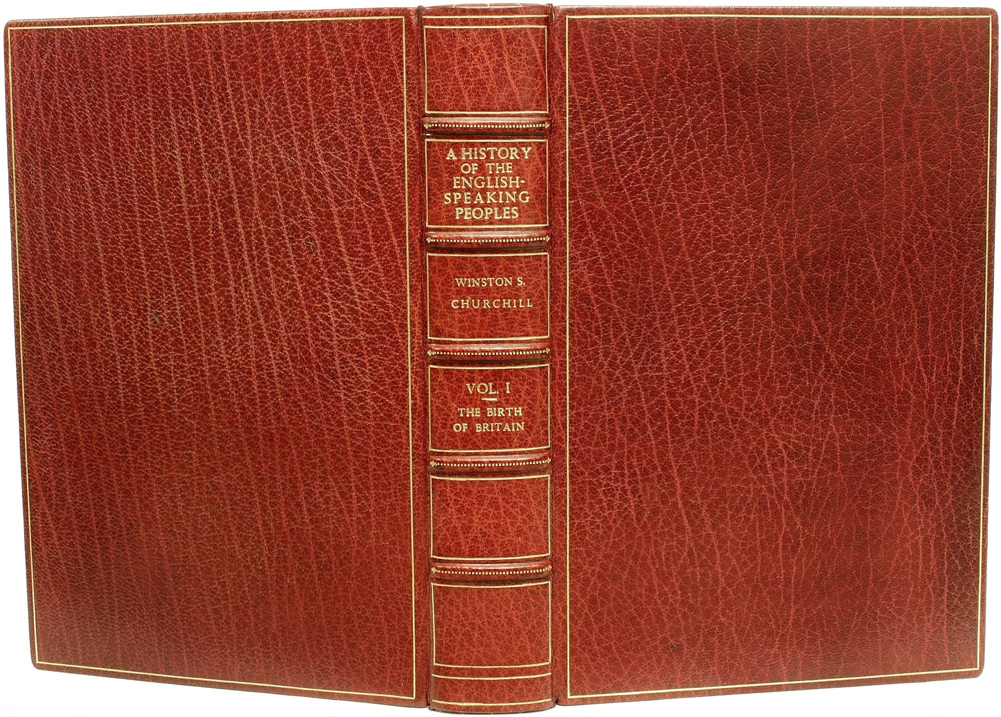 Américain CHURCHILL. History of The English Speaking Peoples - Édition AMÉRICAINE - 4 vols en vente