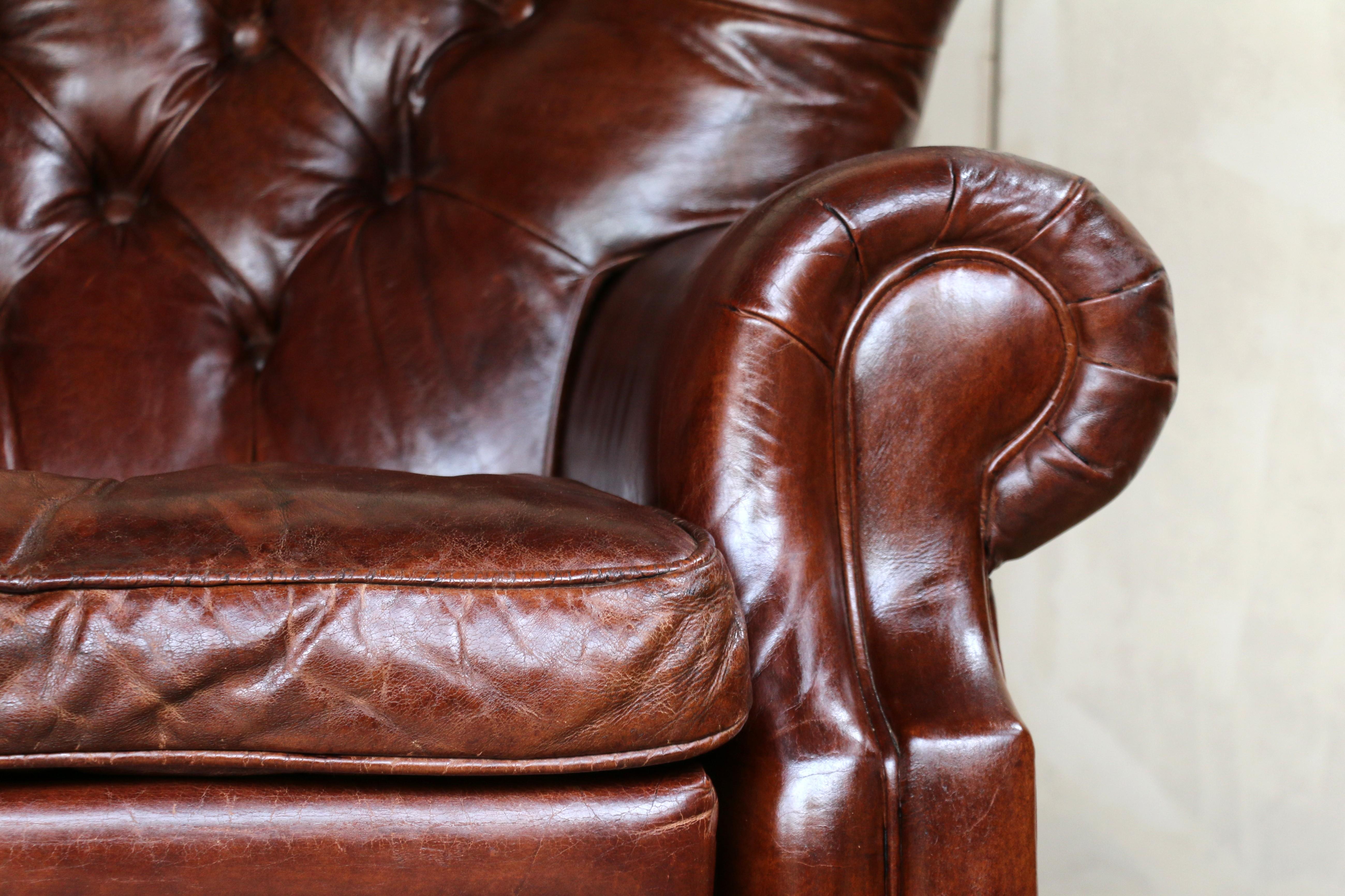 Fauteuil inclinable en cuir Churchill de Restoration Hardware en vente 10