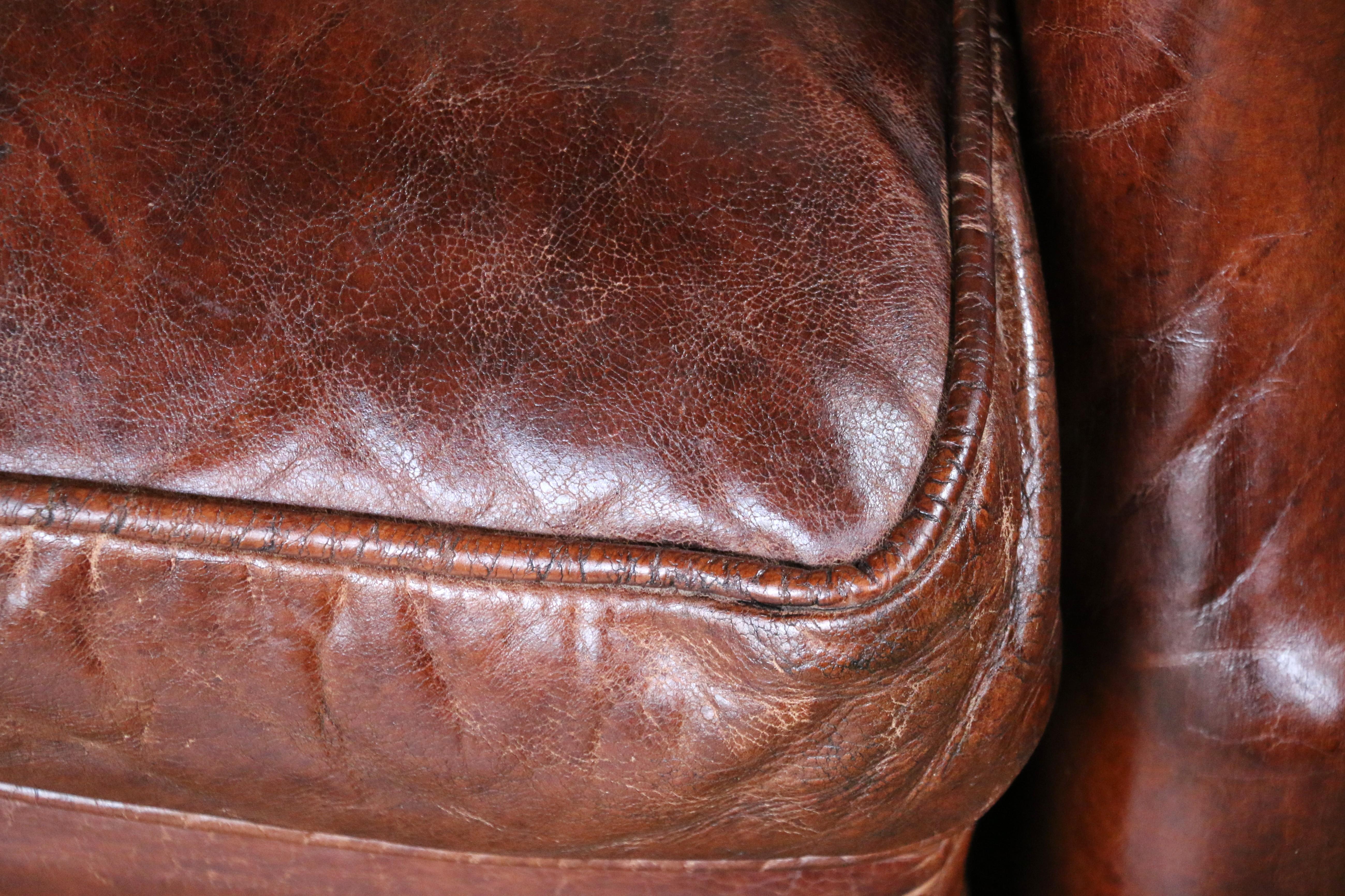 Fauteuil inclinable en cuir Churchill de Restoration Hardware en vente 11