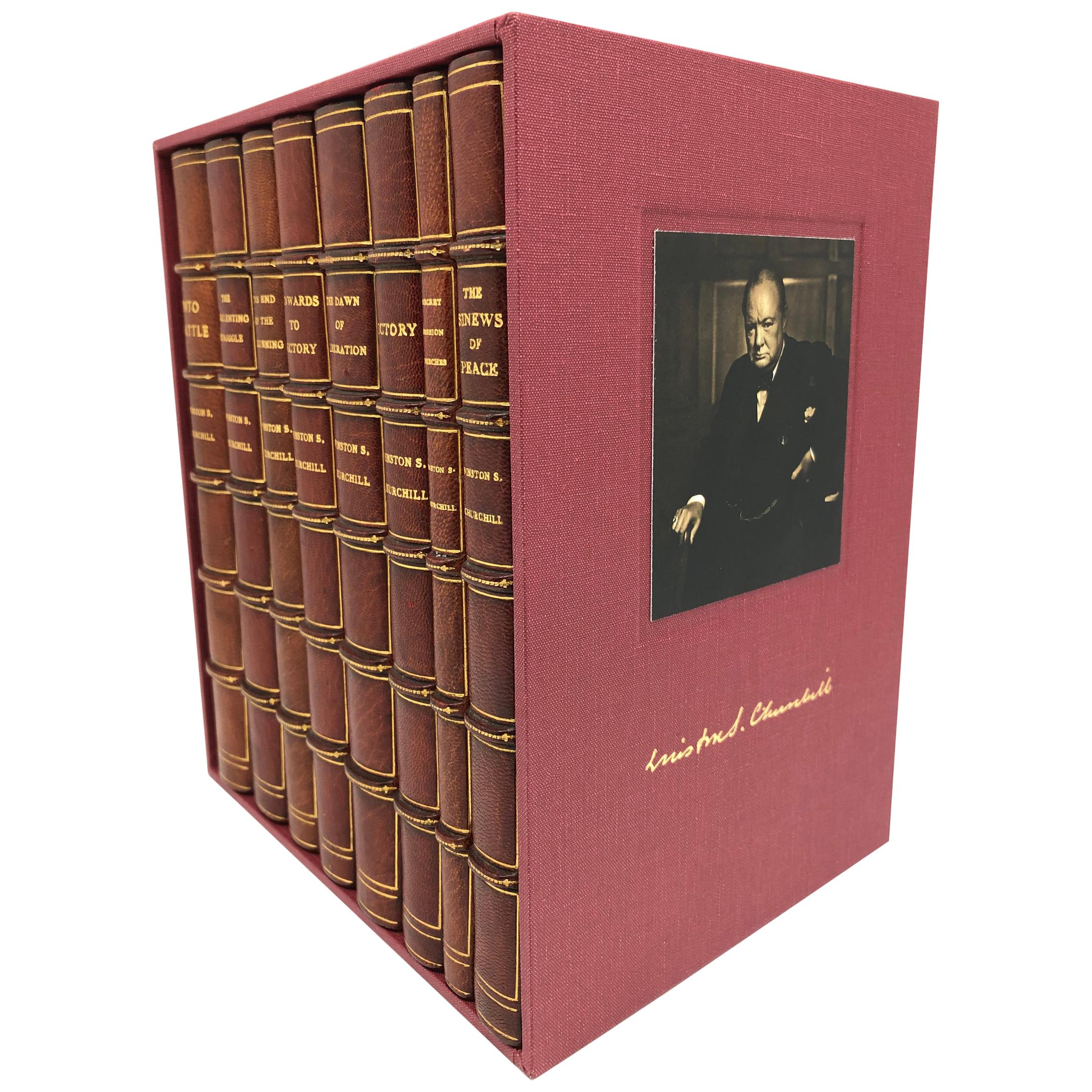 Churchill Speeches, Signed by Churchill, First and Early Editions, 1941-1948