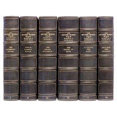 Churchill, the Second World War. All First Editions in Full Leather Bindings