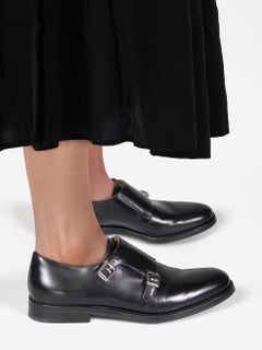 Church's Schwarze Lola-Schnalle-Schuhe Schuhe aus Leder Größe IT 37,5