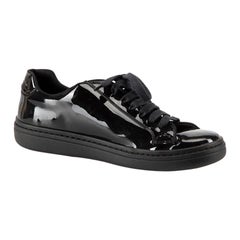 Scarpe da ginnastica Church's in vernice nera con lacci Taglia IT 36,5
