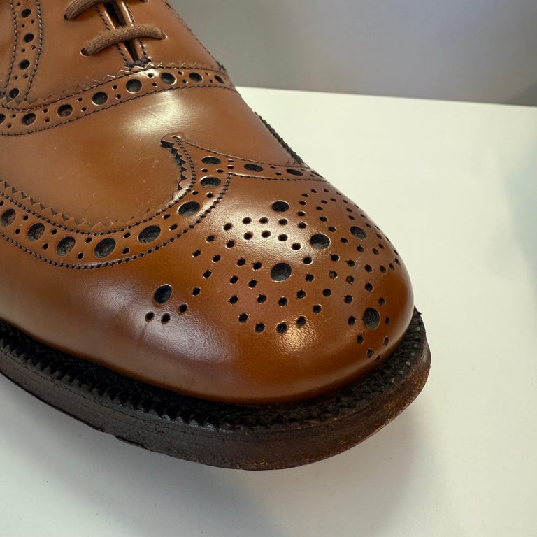 Church's Cognac Burwood Oxford Shoes 8.5 (IT 42.5) For Sale at 1stDibs