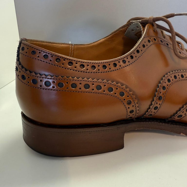 Church's Cognac Burwood Oxford Shoes 8.5 (IT 42.5) For Sale at 1stDibs